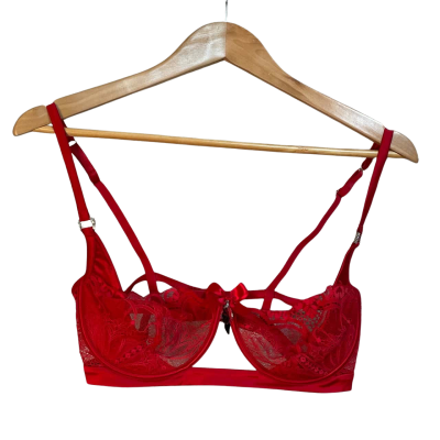 Honey Birdette Womens  Size 14 Bra Red 