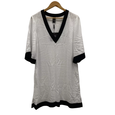 JETS Australia Jessika Allen Women's V Neck Dress Size S Black  / White BNWT