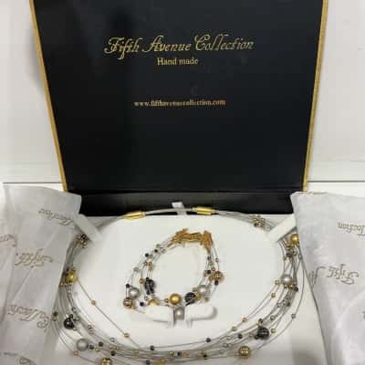 Fifth Avenue Collection Necklace and Bracelet Set