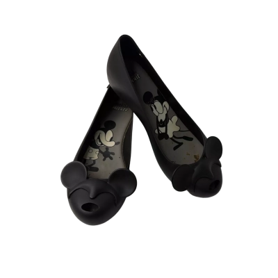 Mini Melissa Mickey Kids  Size 35 Shoes Black  