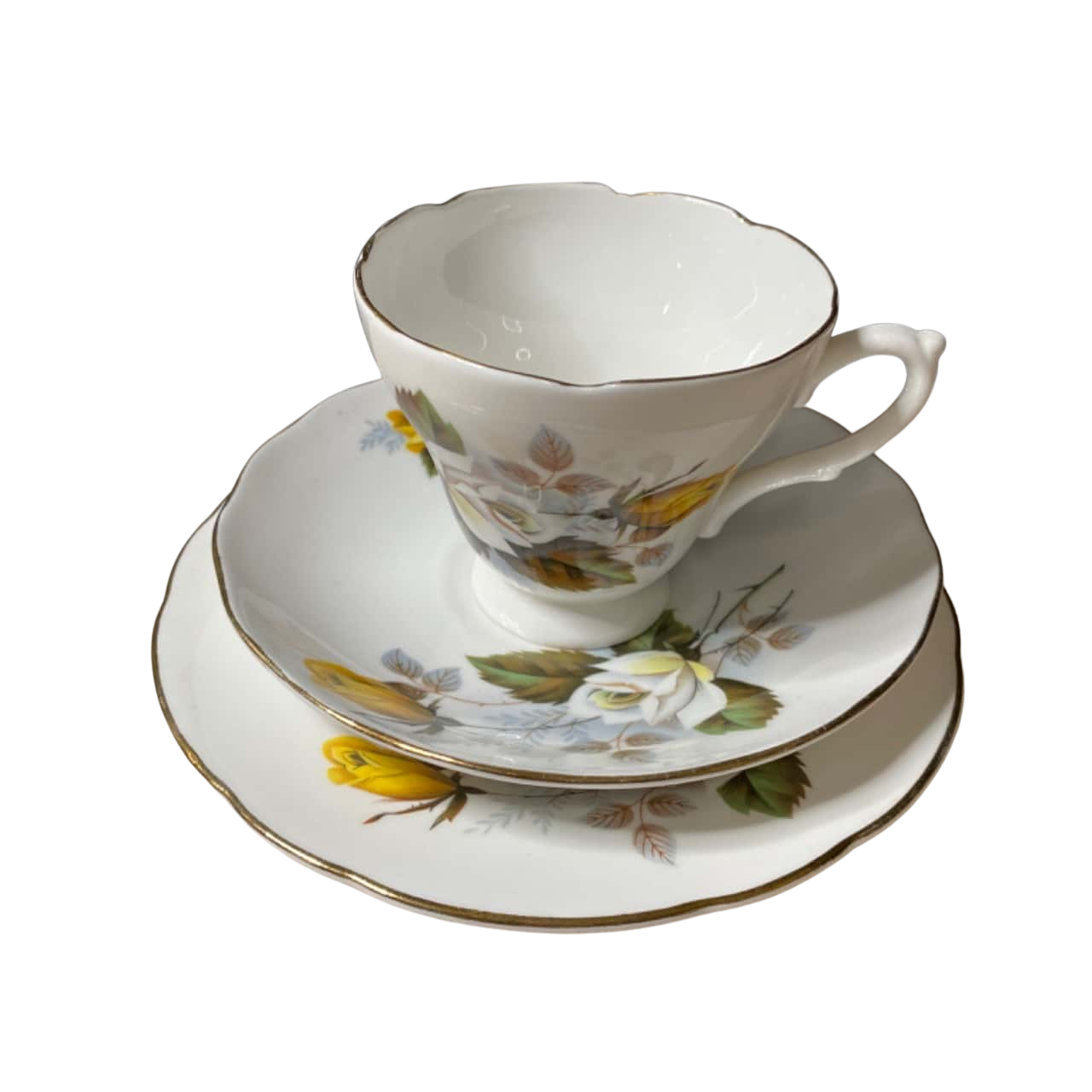 Royal Sutherland Cream Cup, Saucer & Plate Set