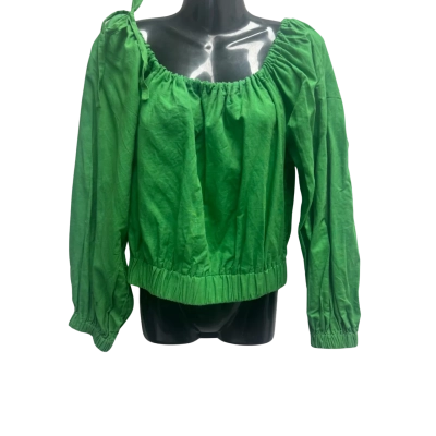 Morrison Womens  Size 0 / 1 Cropped Top Green 