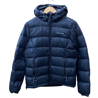 Macpac Black Hooded Puffer Jacket Size 10