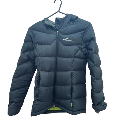 Kathmandu Womens  Size 6 duckdown550 Black Puffer Jacket 