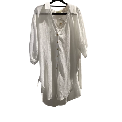 House Of Sienna  Womens  Size 12 BlouseDress White RRP $65