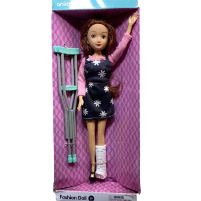 Carla Fashion Doll Black And Pink 