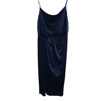 New With Tags FOREVER NEW Size 16 'Elise' Midi Dress in Dark Navy Blue Orrp $169.99