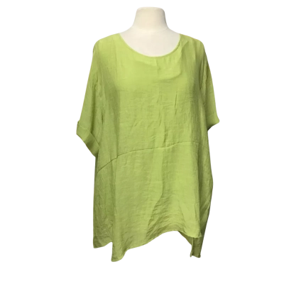 Virtuelle by Taking Shape Womens  Size 16 Natural Layered Button Top