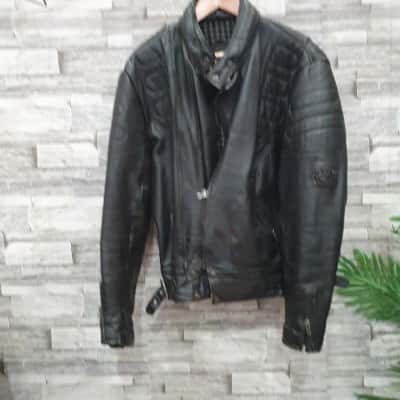 R.Jays leather Mens  Size XXXXL Biker / Leather Jacket Black  