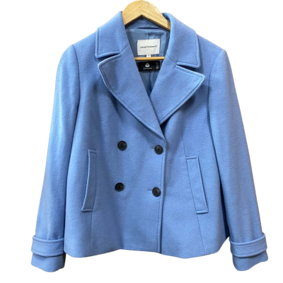 Sportscraft Sky Blue Wool-Blend Jacket Size 10