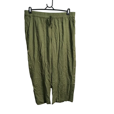 Katies Womens  Size 16 Wide Leg Pants Green 