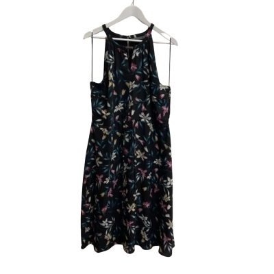 Katies Womens  Size 18 Maxi Dress / Sleeveless Black  / Floral 