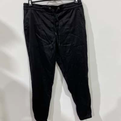 Rock Wear Woven Drawstring Pants Womens  Size 14 Black  RRP $89.99
