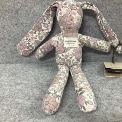 Brand new Country Road Organic Cotton Floral Bunny plush toy