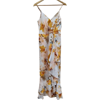 Portmans Womens  Size 10 Floral Dress Yellow (14)