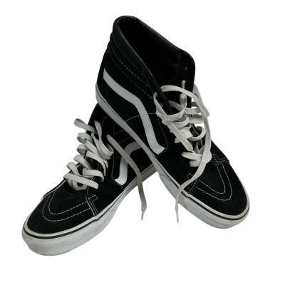 Vans Off The Wall High Top Mens Size 11 Sneakers Black  / White 