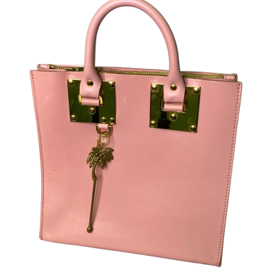  Sophie Hulme Womens Handbag Gold / Pink  