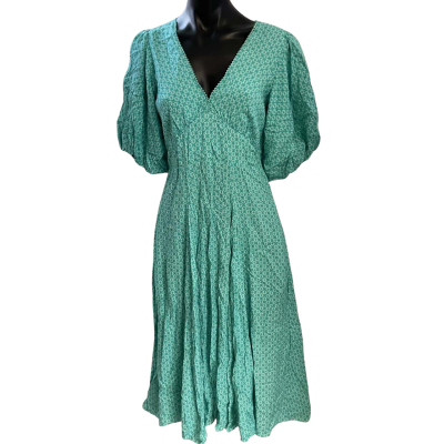 Iris maxi  Womens  Size 10 Casual Dress Pattern / Turquoise 