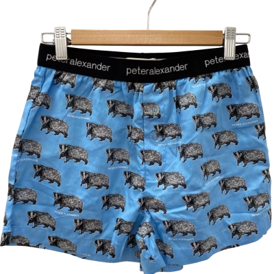 Peter Alexander Mens  Size XS Blue boxer shorts
