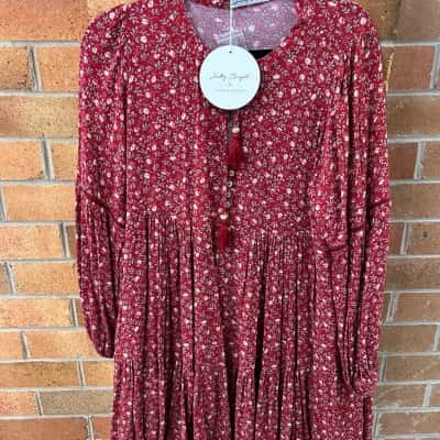 Salty Bright Womens  Size 16 Mini Dress Floral 