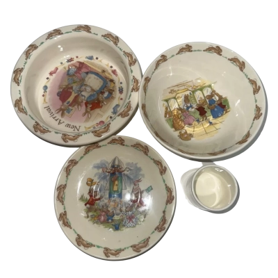 Royal Doulton Bunnykins 4-piece set 