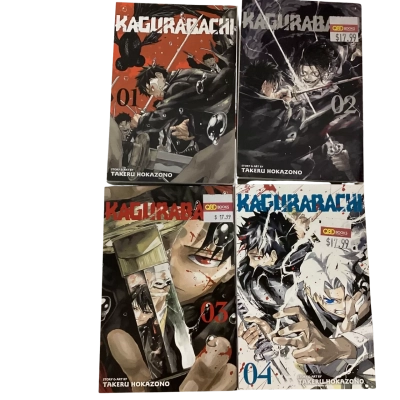 NEW - Kagurarachi Manga  Graphic Novelss - Volume 1 - 4