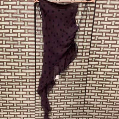 NWT Bec & Bridge Women's 8 Silk Shoestring Strap Sleeveless Top Black  
