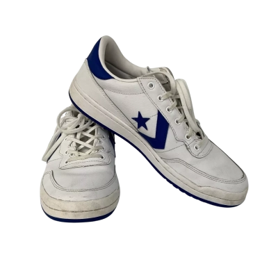 Converse Cons Fastbreak Pro Leather & Nylon Unisex Sneakers Size 8 White 
