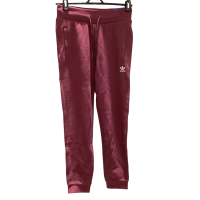 Adidas Womens Slim Fit Tapered Track Pant H37879 Size 10 / 36 / S  Maroon 