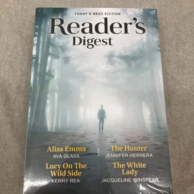 Readers digest collection of four books:  Alias Emma, Lucy on the wild side, the Hunter, the white lady.