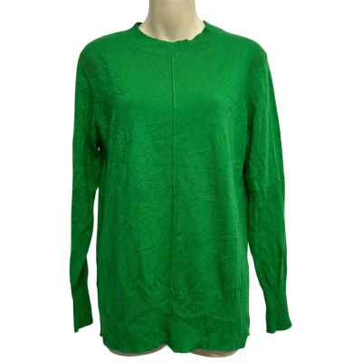 Atmos&Here Womens Size 10 Green Wool Blend Jumper