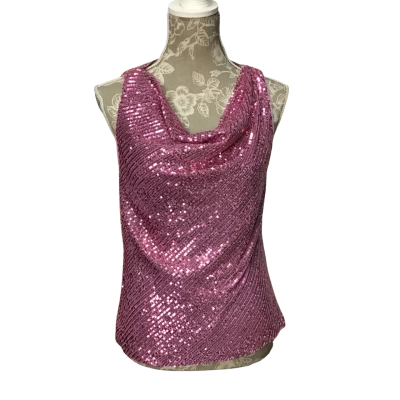 Portmans Womens  Size 10 Pink Sequin Top