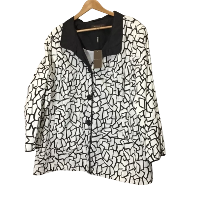 Maggie T Womens  Size 24 Multicoloured Jacket. Nylon, Metal, Cotton, Polyester