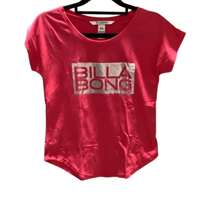 Billabong Kids  Size 8 Tops & T-shirts Pink  