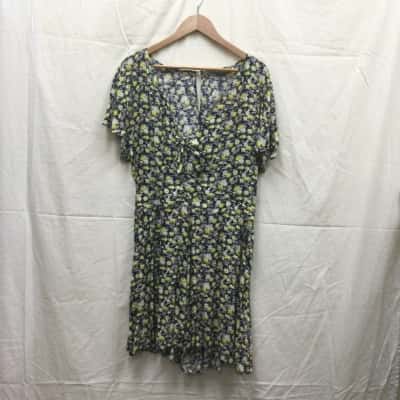 Oasis Womens Size 18 Playsuit Floral RRP: $89.95