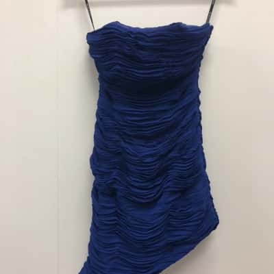  Marciano Womens  Size 38 Mini Dress Blue 