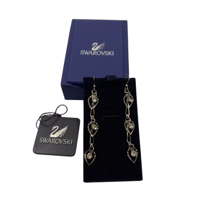 Swarovski Womens Earrings Silver 