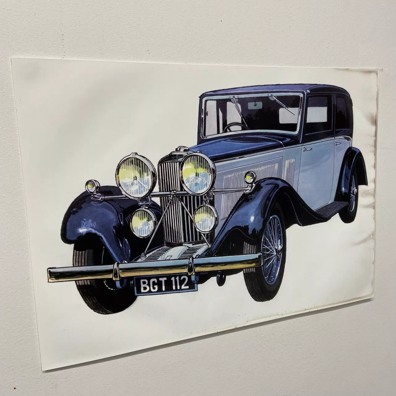 Cars Collection Print Collection of 7 vintage car prints 30 x 42vm(s)