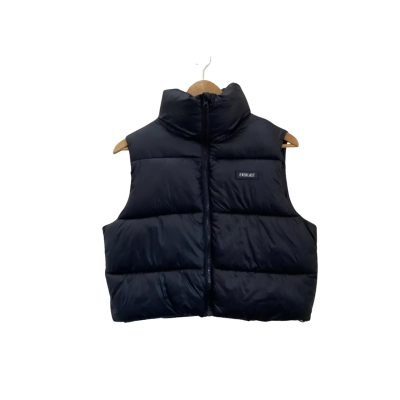 Everlast Womens  Size 10 Black Cropped Puffer Vest