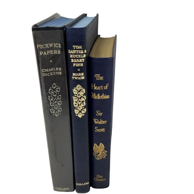 Vintage Book Bundle - Blue 