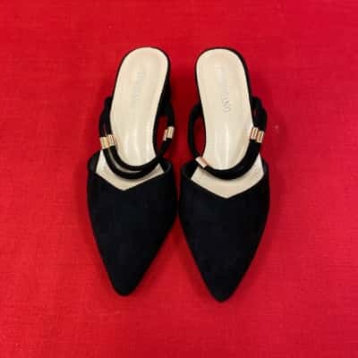  Womens Shigunang Shoes  Size 33 Black /Gold