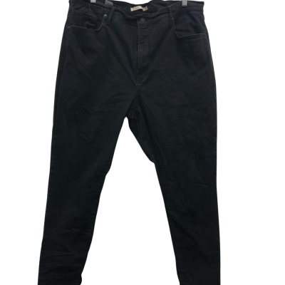 Levi Strauss & Co. Womens  Size 20 Mile High Super Skinny Jeans Black  