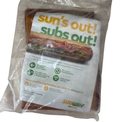 Subway footlong pool inflatable 