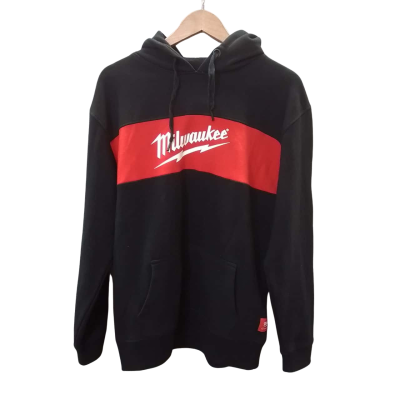  Milwawkee Mens Size M Hoodie Black  / Red 