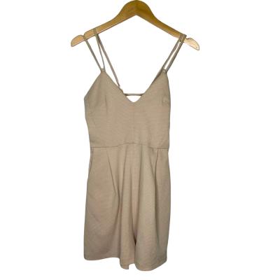 Lost Muse  Womens  Size 8 Playsuit Beige 