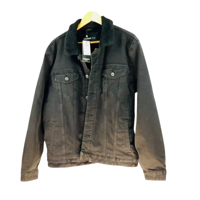 Connor - Burt Black Denim Jacket (Size L)