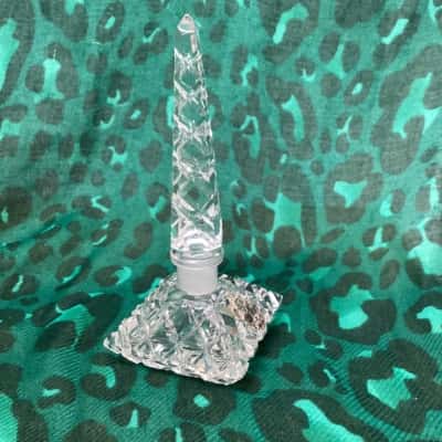 Vintage Crystal Perfume Bottle