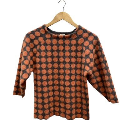 Gorman Womens  Size 6 Grey & Orange Jumper