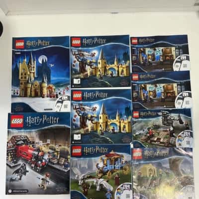 Harry Potter Lego instruction manuals x9