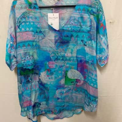 Women’s Butterfly Print Top